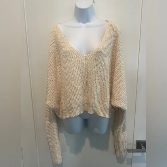Double Zero- Drop Shoulder Sweater- Medium - Picture 3 of 6